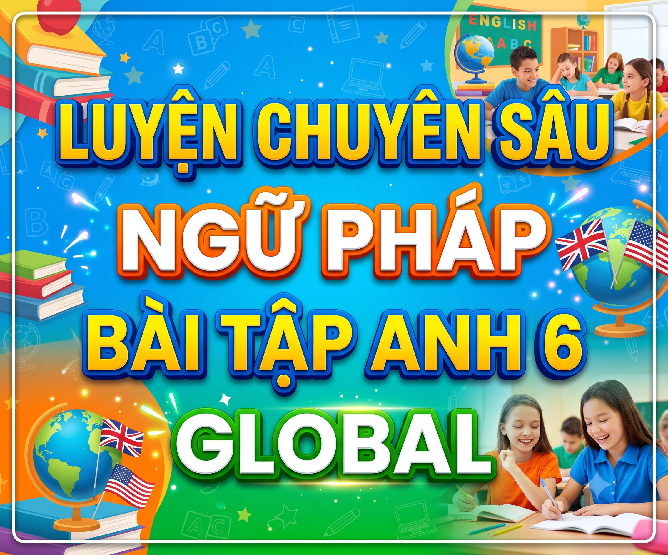 LUYỆN CHUYÊN SÂU NGỮ PHÁP BÀI TẬP ANH 6 GLOBAL